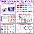 Miniatyrbild 4 av 5: Charm Armband Kit, Smyckestillverkningstillbehör Pärlor, Enhörning/Sjöjungfru Hantverkspresenter Set för Flickor Tonåringar 5-12 År