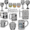 Pikkukuva 2 / 4: Game of Thrones -luova malja - Huonekalutarvikkeet Viinilasi - Stark of Winterfell -a