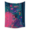 Miniatyrbillede 1 af 4: Wekity Anime Tapestry Æstetisk Kunst Hjem Baggrundstof Dekoration Gave Boho Tapestry til Stue Soveværelse Dekoration (614-29, 59 X 79 tommer)