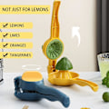 Miniatyrbillede 5 af 5: Citronpresser, Manuel Saftpresser Citronpresser, Saftpresser Citrus Citronpresser, Ny Opgradering Frugtpresser Med Rotationsknap Køkkenredskab
