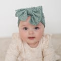 Miniatyrbillede 3 af 5: Nyfødt Spædbarnshat med Buespyd, Hulmønster, Åndbar Elastisk Blød Stof, Lillebørnshat, Babyhovedpynt