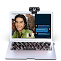 Miniatyrbild 3 av 5: 1080p Autofokus Webbkamera HD USB Datorkamera Inbyggd Mikrofon för Online Studier Live Sändning Videosamtal Konferens