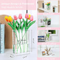 Miniatyrbillede 2 af 4: Enkel Bog Vase til Blomster - Moderigtig Dekorativt Tilbehør til Hjemmet og Soveværelset