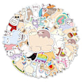 Miniatyrbillede 3 af 5: Alpaca Bagage Stickers - Nemt at Sætte På Kufferter, Motorcykler, Skateboards, Guitarrer, Graffiti Stickers, Skoleartikler