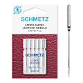 Miniatyrbild 1 av 3: Schmetz Lädernål - 5 st 5st x 100/16 - Brun markering