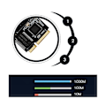Pikkukuva 2 / 5: RJ45 LAN Gigabit Ethernet Mini PCI PCI-E Verkkosovitin Mini PCIe Gigabit Verkkokortti I210 10:lle