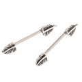 Miniatyrbillede 3 af 4: 2 stk. Charms Multicolor Engelvinger Skjold Lige Barbell Brystvorte Ring