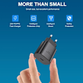 Miniatyrbild 3 av 5: 45W Europeisk USB Typ C Supersnabb Laddare Europeisk Reseadapterkontakt för Samsung Galaxy S24 S23 S22 S21 Ultra Plus A25 A15 A53 A52 A14 iPhone Pixel