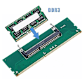 Pikkukuva 4 / 5: DDR3-muistisovitin Sovitinkortti Kannettava sisäinen muisti Pöytätietokoneeseen DDR3-liitin Kannettava T