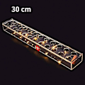 Miniatyrbild 3 av 3: Klar Akryl Rektangulär Blomlåda Osplitterlig Akryl Skrivbords Enkelt Rengörings Vas För Hem Bröllop Matbord Dekoration Without Light 25cm