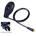 Miniatyrbillede 4 af 5: 1 stk. Cykel Power Pedal Assist Sensor & 1 stk. E-cykel Finger Thumb Throttle Ft-21x Ebike Accelerator