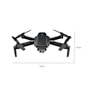 Miniatyrbillede 5 af 5: Drone med Kamera FPV Drone med 1080P Kamera 2.4G Wifi FPV RC Quadcopter med Headless Mode, Følg Mig, Højdestabilitet, Legetøj Gave til Børn og Voksne