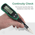 Miniatyrbild 4 av 5: Smart SMD-testare Multimeter Automatisk Räckvidd Kapacitans Resistans Diod Kondensator Rotationsbar Pincett LCD D
