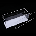 Miniatyrbillede 1 af 5: Transparent Akryl Displayboks Bakke Støvfri Opbevaring Visningsboks 28x8x11cm