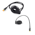 Miniatyrbillede 1 af 5: 1 stk. Cykel Power Pedal Assist Sensor & 1 stk. E-cykel Finger Thumb Throttle Ft-21x Ebike Accelerator