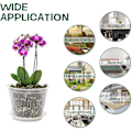 Miniatyrbild 2 av 3: Orkidé Krukor För Omplantering - Orkidé Kruka Med Dräneringshål Och Underlägg För Omplantering, Klar Orkidé Kruka Blomkruka För 5 St