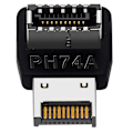 Miniatyrbild 2 av 4: Datorns moderkort Typ-e USB 3.1 Typ-e gränssnitt Styrningsarmbåge Fram Typ-c Installerad Adapter(