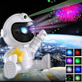 Miniatyrbilde 1 av 5: Astronaut Stjerne Romprosjektor Galaxy Nattlys, Led Astronaut Stjerneklar Himmelprosjektor, Planetariumprosjektor, Soveromsprosjektorlampe For Gave