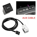 Miniatyrbild 2 av 5: Bil USB AUX Växlingskabel USB Ljudadapter RCD510 RNS315 För- B6 B7 Golf 5 Mk5 Golf 6 Mk6 5 Mk5 Cc