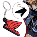 Pikkukuva 5 / 5: Honda-moottoripyörän avaimenperä, kumiavainperä, logoavainperä, 3D-pieni