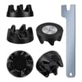 6-pack 9704230 Mixer Kopplings Ersättningsdelar med 1 Skiftnyckel för Kitchen Aid WP9