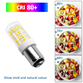 Miniatyrbilde 4 av 5: 5W LED Symaskin Pære B15d 220-240V Kald Hvit 2 stk