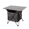 Miniatyrbillede 3 af 4: Let Folding Ping Pong Bord i Letvægts Aluminium - Perfekt til Picnic og Udendørs