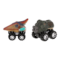 Miniatyrbild 5 av 5: 2 stycken barnvagnar dinosauriefigurer Jurassic leksaksmodeller