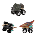 Miniatyrbild 4 av 5: 2 stycken barnvagnar dinosauriefigurer Jurassic leksaksmodeller