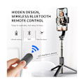 Miniatyrbillede 1 af 5: Håndholdt Gimbal Smartphone Bluetooth Håndholdt Stabilisator Med Tripod Selfie Stick Foldbar Gimbal Fo