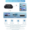Miniatyrbild 2 av 5: HDMI-adapter, 4K 2.4G & 5G Trådlös HDMI-dongel för iPhone/iPad/iOS/Android/Windows/Mac/Streaming TV/Monitor/Projektor, Stöd för Airplay/Miracast/DL...