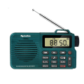 Miniatyrbild 1 av 5: AM/FM-radio, Bluetooth-fickradio med bas, stöd för Micro-SD-kort och inspelning, lång batteritid