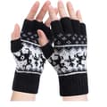 Fingerlösa Mimics - Varma Vinterhandskar, Mjuka och Varma Stickade Handskar, Vindtäta och Varma