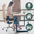Miniatyrbilde 4 av 4: Pute Memory Foam Ergonomisk Setepute for Kontor Bil 45x35x7cm - WELLNGS