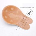 Miniatyrbild 4 av 4: 2 par osynliga push-up behåar, prickig design självhäftande behåar, axelbandslösa push-up behåar, 11,5 cm