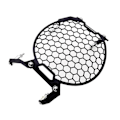 Miniatyrbillede 4 af 5: Motorcykel Forlygtebeskyttelsesgitter Beskytter Forlygte Lampe Mesh Gitter Dæksel Til Cb125r Cb150r Cb2