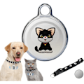 Miniatyrbillede 1 af 5: Mini GPS Katte Tracker - Vandtæt Halsbånd til Real-Time Tracking af Katte og Hunde