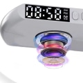 Miniatyrbillede 5 af 5: Bluetooth-højttalere Trådløs Oplader Atmosfærisk Lampe, Bluetooth-højttaler Musik Ur Alarm Nøgle Og App Kontrol