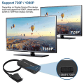 Miniatyrbilde 3 av 5: Scart til HDMI-konverter med HDMI-kabel HD-adapter 720p 1080p video- og lydkonverteradapter for TV M