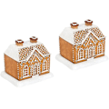 Miniatyrbillede 1 af 4: 2x Peberkagehus Røgelsebrænder Røgelsekeglebrænder Julehyttebrænder
