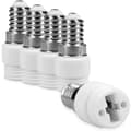 5x lamphållaradapter - E14 till G9 sockelomvandlare - Bajonettsockeladapter för halogen LED-lampor