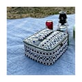 Miniatyrbillede 3 af 5: Udendørs Camping Picnic Bestikpose Madbeholder Pakke Multifunktionel Pose Bbq Opbevaringspose-c