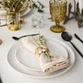 Miniatyrbillede 4 af 5: 24 stk. Guld Servietringe Servietholdere Til Stofservietter Metal Bryllup Servietholder Til Linned