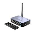 Miniatyrbillede 5 af 5: Tebe NFC Bluetooth 5.1 Lydmodtager Sendemodul Koaksial RCA Trådløs Bas Diskant Musikadapter FM