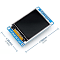 Miniatyrbild 5 av 5: 1,8 Tums LCD-Skärmmodul Fullfärg 128x160 RGB SPI TFT LCD-Skärmmodul ST7735S 3.3V Ersättning