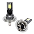 Miniatyrbillede 1 af 5: 2 stk H7 LED Forlygte Omdannelse 6w 1000lm 6000k Fejlfri Canbus Pære