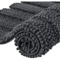 40×60. Grå ekstra absorberende bademåtte, mikrofiber chenille brusemåtte, maskinvaskbar