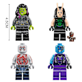 Miniatyrbild 4 av 5: 9 st Guardians of the Galaxy Minifigurer Byggklossleksaker Barnpresenter