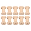 Pikkukuva 1 / 4: 10 kpl Puu Tyhjiä Lankakeloja Luonnollinen Väri 29mm X23mm