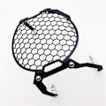 Miniatyrbillede 3 af 5: Motorcykel Forlygtebeskyttelsesgitter Beskytter Forlygte Lampe Mesh Gitter Dæksel Til Cb125r Cb150r Cb2